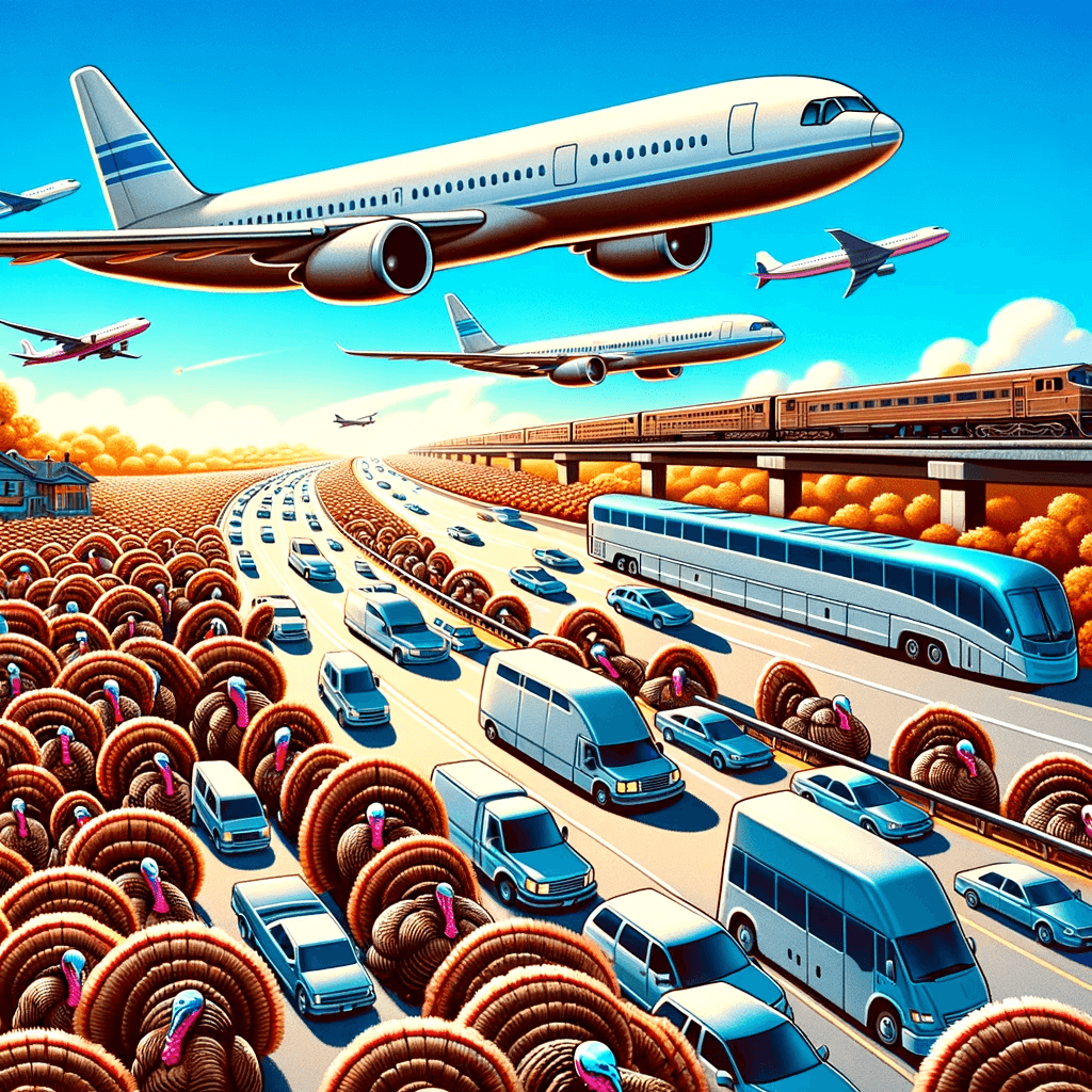 Americans traveling for Thanksgiving