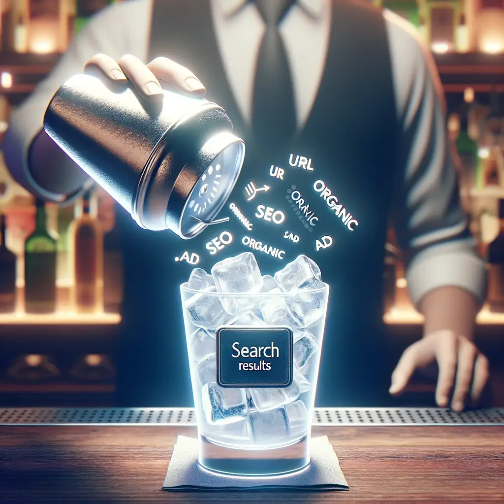 a bartender shakes up SEO and generative search results