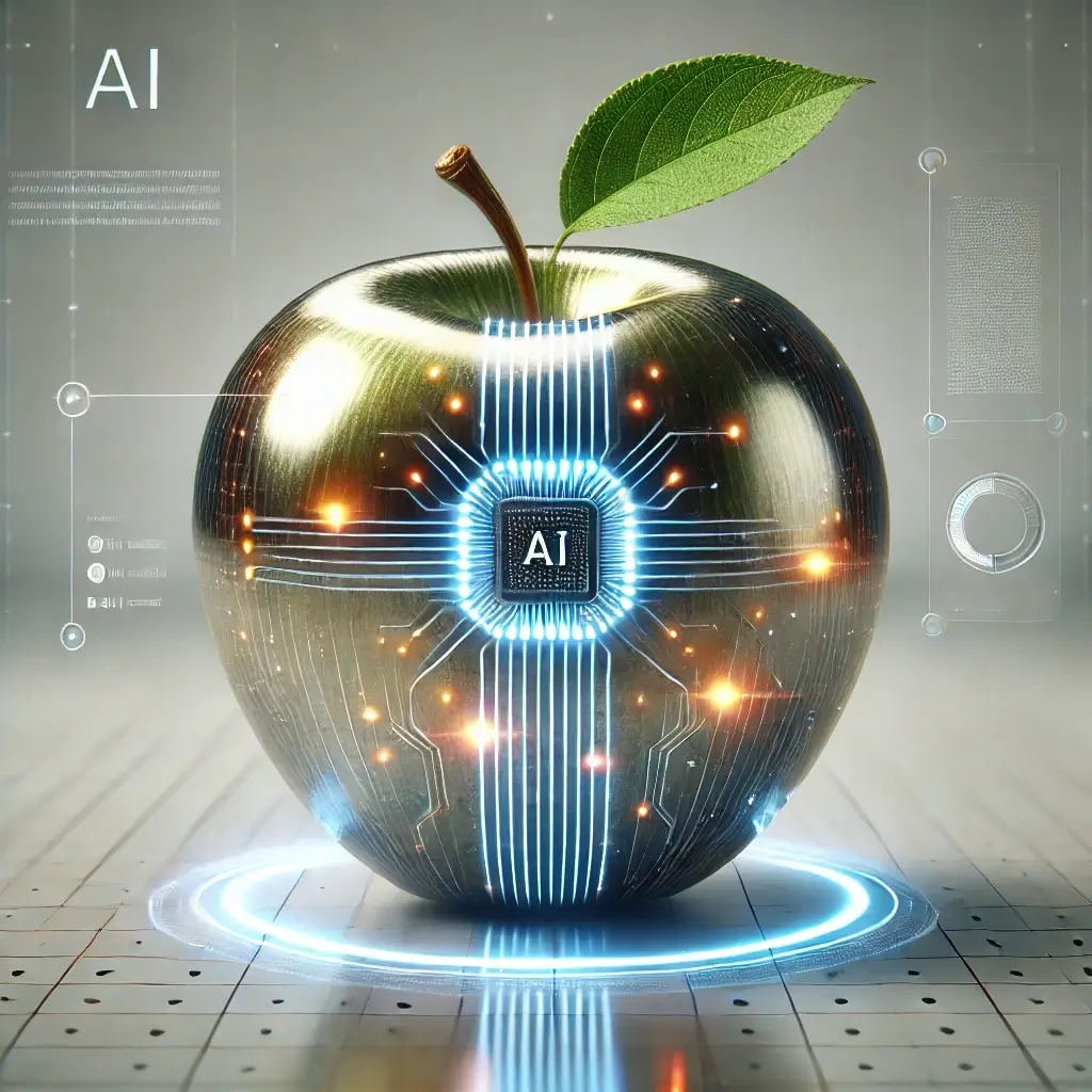 AI built into an apple