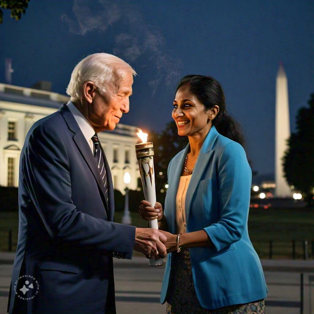 Biden hands the torch to Kamala Harris after dropping out of Presidential race