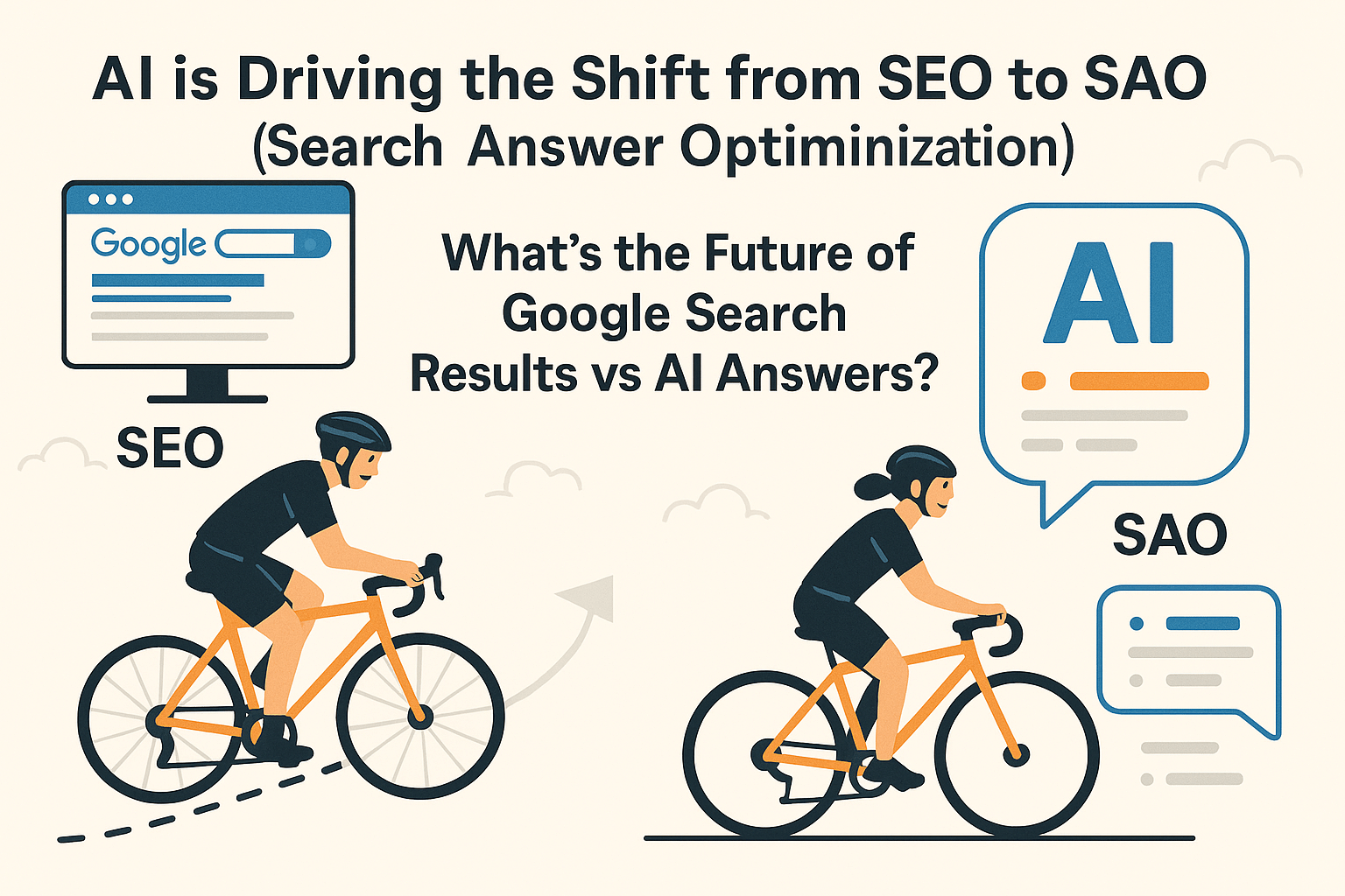 bicycling from SEO to SAO - a strategy for surviving